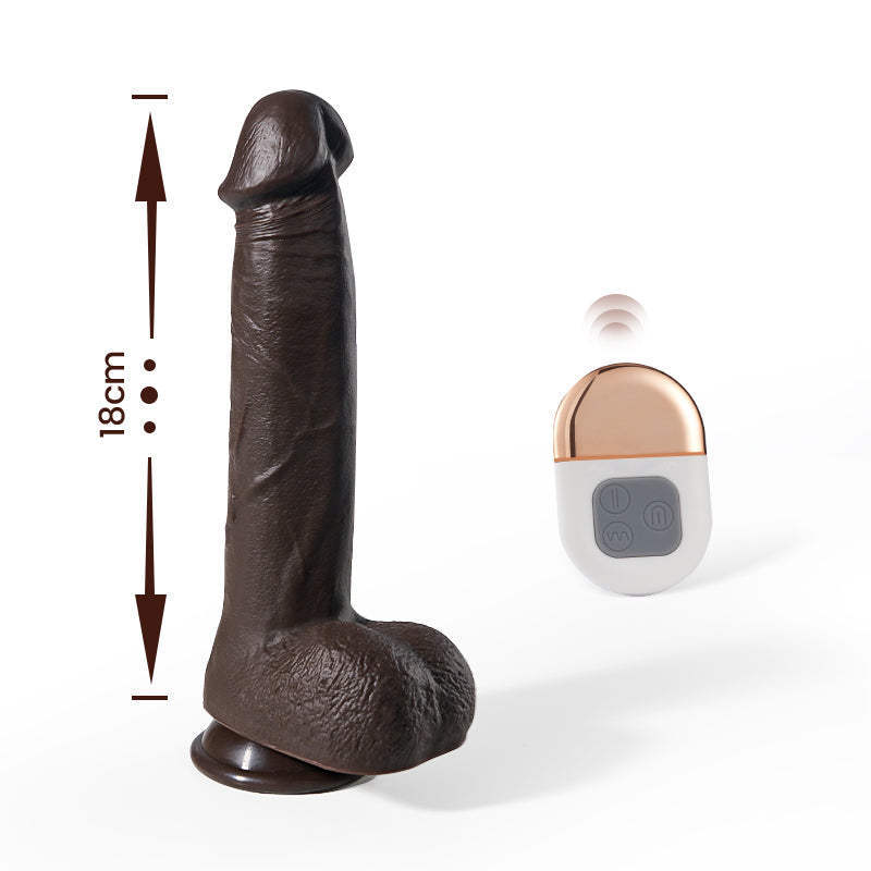 Eagle Realistyczne Dildo 18CM 3 Teleskopowe 5 Wibracyjne